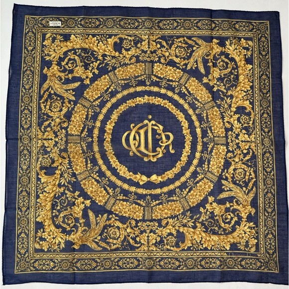 Dior Luxurious Navy and Gold Wrap - Picture 1 of 8